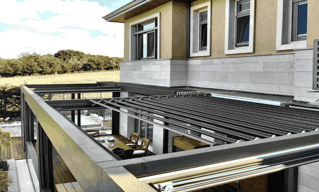 Pergola-aus-Aluminium